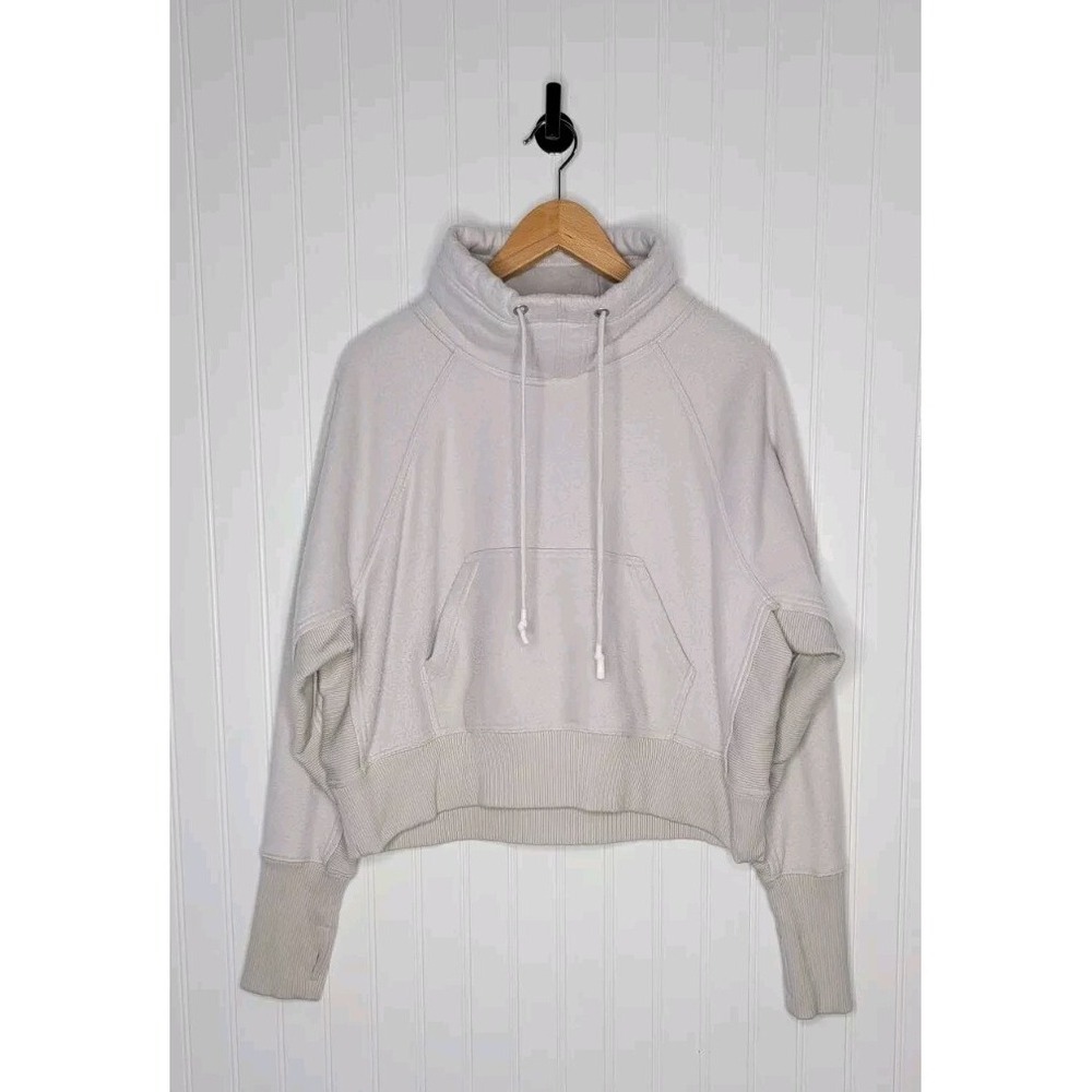Free People Movement Westlake Funnel Neck Crop Fleece Sweatshirt Women's Small